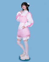 pinkie track jersey zip-up (3color)