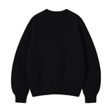 [Unisex]リザーブボタンオーバーフィットカーディガン[BLACK]