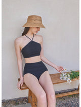 Stella Knit Top and Bottom Set Black