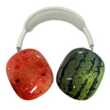 In-and-out Fruits Airpods max case + Green Rubber band