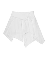  DRAPE WRAP MINI SKIRT