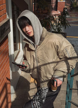 Tetsu Shirring Flight Padding Jumper