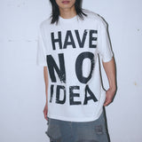 Untitled No Idea Pigment Wash Short Sleeve Off White