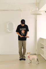 動物愛護コラボキャンペーンTシャツ ブラック