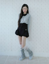 BLOOM SHORT PANTS(BLACK)