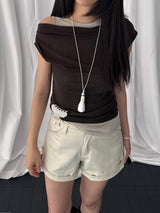 Kelsey Two-Way Off-Shoulder T-Shirt