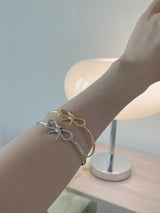 ribbon bangle bracelet