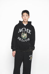 25SS オーバーサイズウォッシングフーディー ブラック