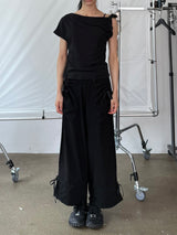  STRING CARGO ANKLE PANTS