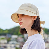 VA スタッドリボンボネットハット/ベージュ