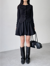 corduroy balloon skirts