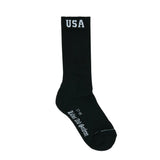 USAボーダーソックス ブラック