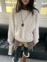 Rook Waist Point Check Long Shirt