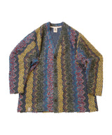 BOUCLE BOHEMIAN HERITAGE CARDIGAN (Blue)