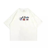 フェイクナッツ ステイン ワンテッド アイボリー ボクシー オーバーサイズ Tシャツ