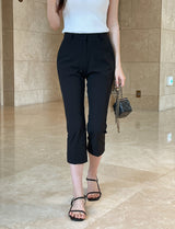 Beck V-Neck Ribbed Cap Sleeve Knit Tee