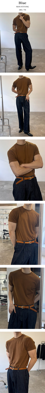 [S/S] Linen half banding pants(2color)