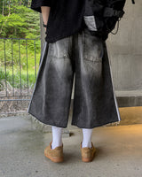 Labon Track Bermuda Denim Pants