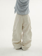 Toni pintuck cargo pants -3C