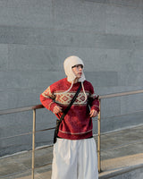 Frost nordic pattern knit