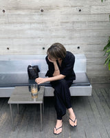 tancel blouse (black)