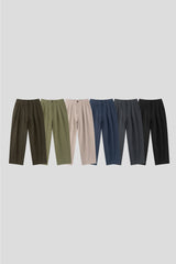 LMN Maid Back Banding Two Tuck Linen Wide Pants (6 colors)