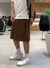 グリフェサイドタックバミューダバンディングショーツ