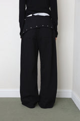 Tuel Wrap Eyelet Cotton Pants