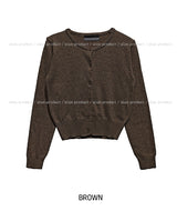 [U-BASIC] Plain Round Cardigan