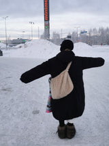 アルファダンブルフードオーバーロングパディング (2c)