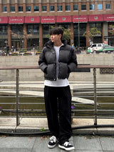  Basic pintuck wide sweatpants