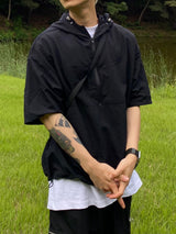 Future Nylon String Short Sleeve Anorak 3C