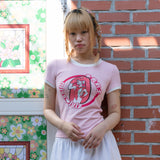 フューチャーフレンド スリムフィット Tシャツ キャンディピンク