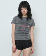 3ダメージ Tシャツ(dark grey)