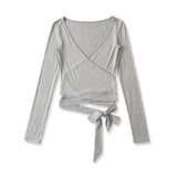 Lavi V Neck Wrap Top