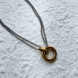 Dual Loop Link Necklace