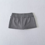 Della Bow Strap Mini Skirt