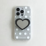 WHITE DOTS CASE ✿