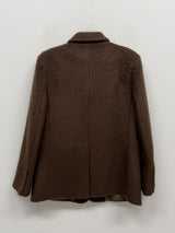 [wool 50%] フォトヘアリーシングルルーズフィットジャケット