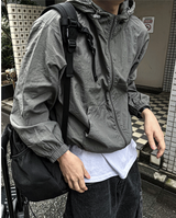 arc-in crop hood windbreaker