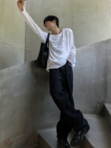 Munts Grunge Mesh Printed Knit