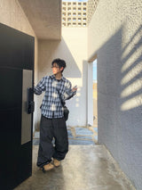 サスグランジチェックシャツ 2C