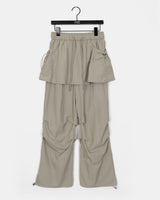 Nuka Two Way Nylon Parachute Skirt Pants