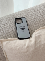 [MADE] Heart Cat Epoxy Bumper Case