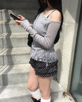 リボンドットカンカンショーツ