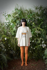 MU-WI PRT.ボックス 1/2 Tシャツ (Oatmeal)