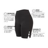 ウェーブハーフレギンス - チャコール