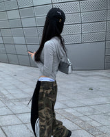 Line printing pants (2colors)