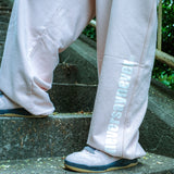 nsn ロゴスウェットパンツ -ピンク-