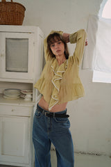 Mild denim pants